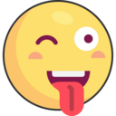 Silly looking emoji